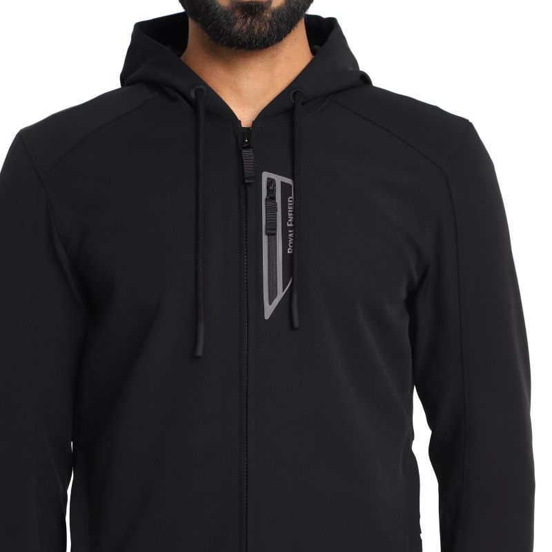 지퍼 네이비 긴팔 셔츠